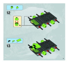 LEGO 8707 instructions page 13 – build guide