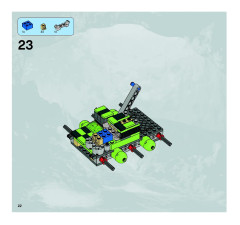 LEGO 8707 instructions page 22 – build guide