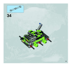 LEGO 8707 instructions page 33 – build guide