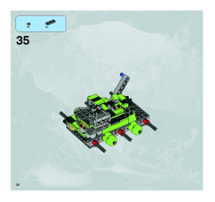 LEGO 8707 instructions page 34 – build guide