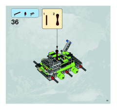 LEGO 8707 instructions page 35 – build guide