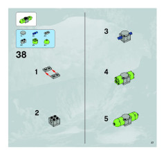 LEGO 8707 instructions page 37 – build guide