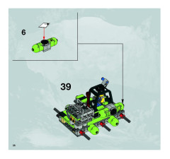 LEGO 8707 instructions page 38 – build guide