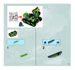 LEGO 8707 instructions page 39 – build guide