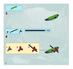 LEGO 8707 instructions page 40 – build guide