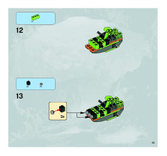 LEGO 8707 instructions page 45 – build guide