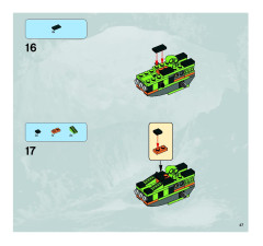 LEGO 8707 instructions page 47 – build guide