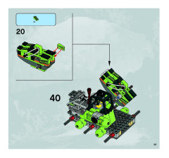 LEGO 8707 instructions page 49 – build guide