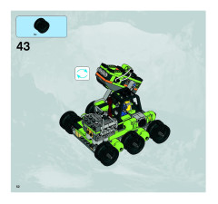 LEGO 8707 instructions page 52 – build guide