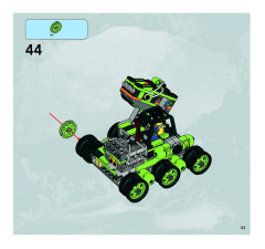 LEGO 8707 instructions page 53 – build guide