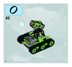 LEGO 8707 instructions page 54 – build guide