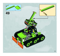 LEGO 8707 instructions page 59 – build guide