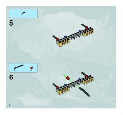 LEGO 8707 instructions page 6 – build guide