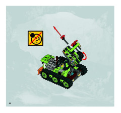 LEGO 8707 instructions page 62 – build guide