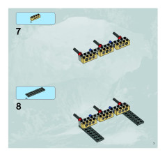 LEGO 8707 instructions page 7 – build guide