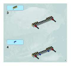 LEGO 8707 instructions page 9 – build guide