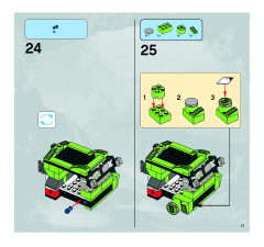 LEGO 8708 instructions page 17 – build guide