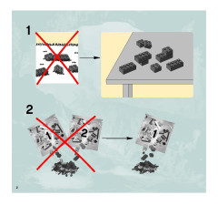 LEGO 8708 instructions page 2 – build guide