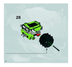 LEGO 8708 instructions page 20 – build guide