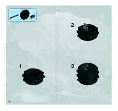 LEGO 8708 instructions page 22 – build guide