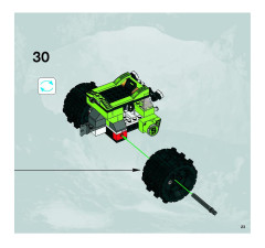LEGO 8708 instructions page 23 – build guide