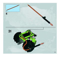 LEGO 8708 instructions page 25 – build guide