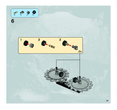 LEGO 8708 instructions page 29 – build guide