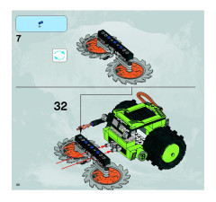 LEGO 8708 instructions page 30 – build guide