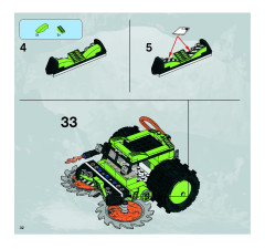 LEGO 8708 instructions page 32 – build guide