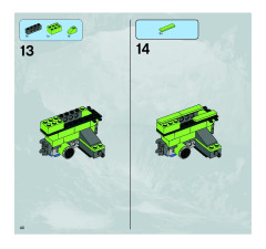 LEGO 8708 instructions page 40 – build guide