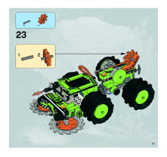 LEGO 8708 instructions page 47 – build guide