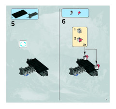 LEGO 8708 instructions page 51 – build guide