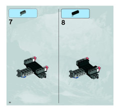 LEGO 8708 instructions page 52 – build guide