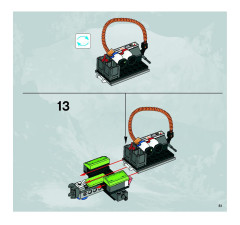LEGO 8708 instructions page 61 – build guide