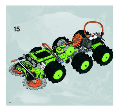 LEGO 8708 instructions page 64 – build guide