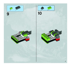 LEGO 8708 instructions page 9 – build guide