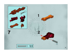LEGO 8727 instructions page 9 – build guide
