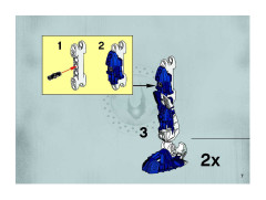 LEGO 8728 instructions page 7 – build guide