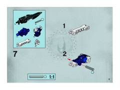LEGO 8728 instructions page 9 – build guide