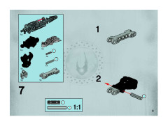 LEGO 8729 instructions page 9 – build guide