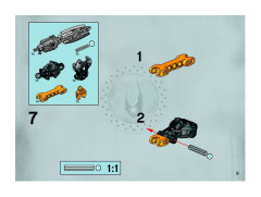 LEGO 8730 instructions page 9 – build guide