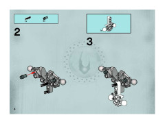 LEGO 8732 instructions page 4 – build guide