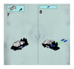 LEGO 8733 instructions page 11 – build guide