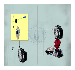 LEGO 8733 instructions page 14 – build guide