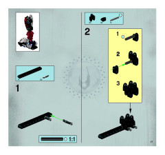 LEGO 8733 instructions page 17 – build guide