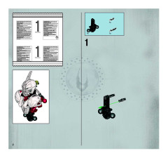 LEGO 8733 instructions page 2 – build guide