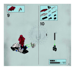 LEGO 8733 instructions page 21 – build guide