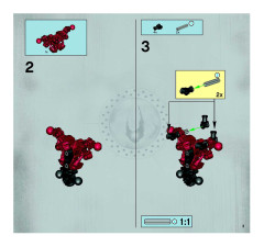 LEGO 8733 instructions page 3 – build guide