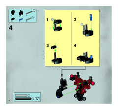LEGO 8733 instructions page 4 – build guide