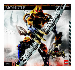 LEGO 8734 instructions page 1 – build guide